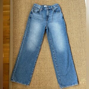Pistola Dylan Carpenter Mid-Rise Loose Straight Leg Jeans Size 24